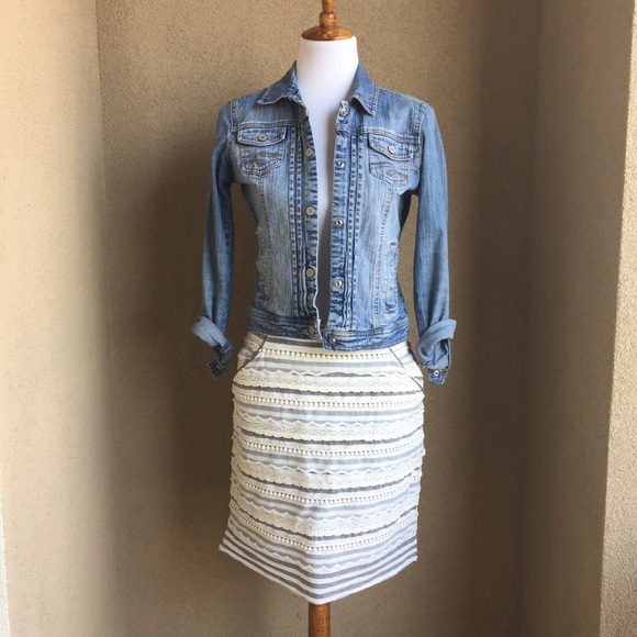 Anthropologie Dresses & Skirts - Anthro Tabitha sailing lace pencil skirt, sz 6